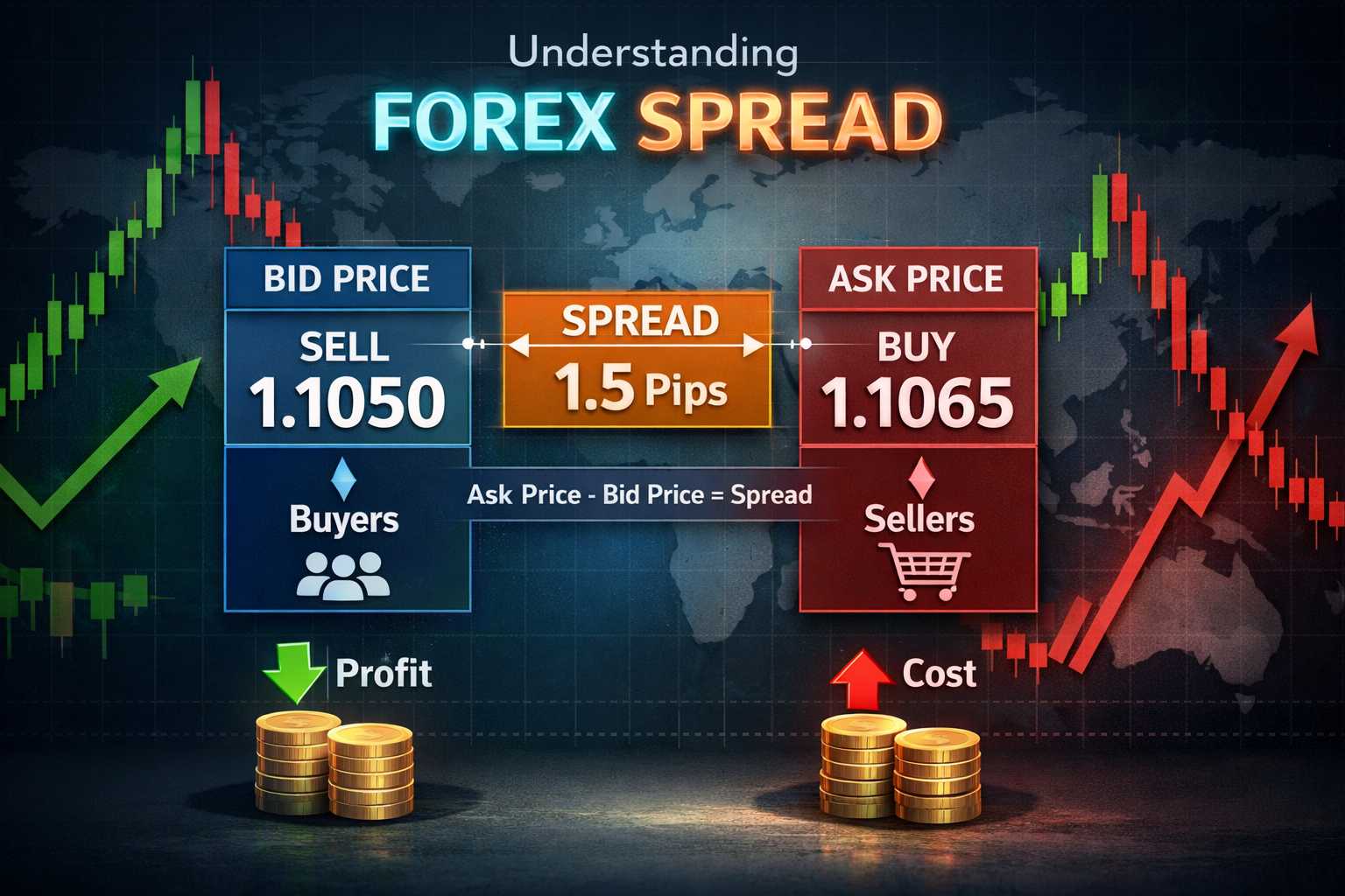 Account Spread & Profit Calculator EURUSD